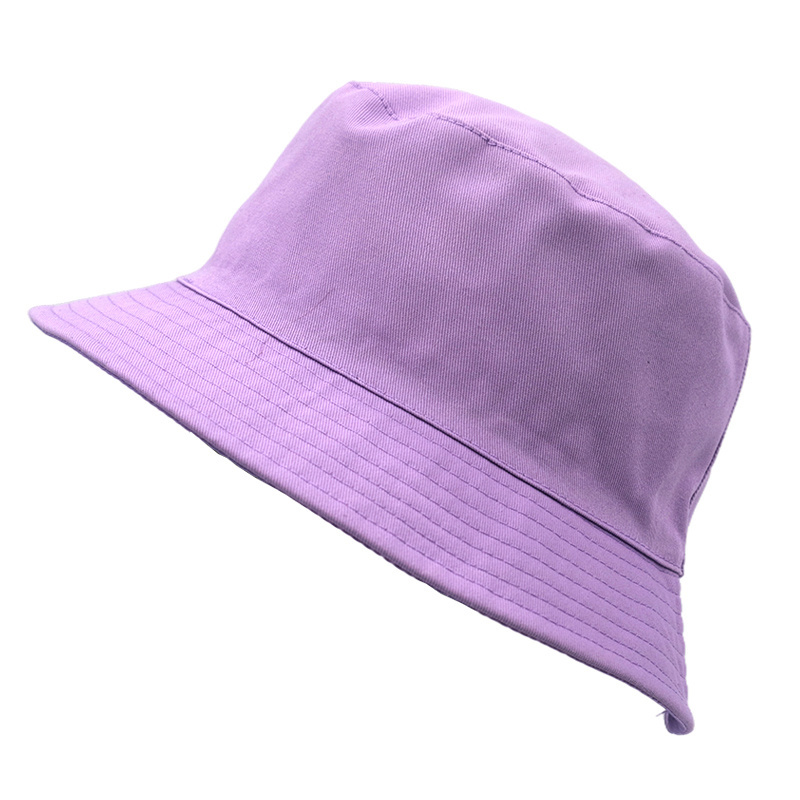 Women Fashion Designer Custom Cotton Twill Summer Beach Fisherman Reversible Polyester Satin Lined Bucket Hat with Silky Lining