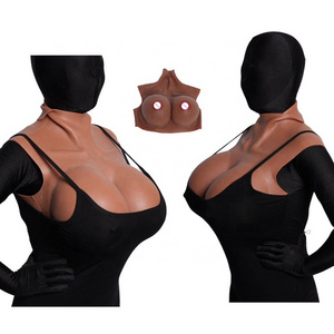 Nude Color Silicone Sexy Girls Breast Crossdressing Silicone Breast Forms Large Boobs for transgender drag queen