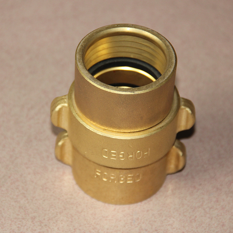 Good Price American Type 2.5 Inch Layflat Hydraulic Plain Brass Quick Water Connect Fire Hose Coupling