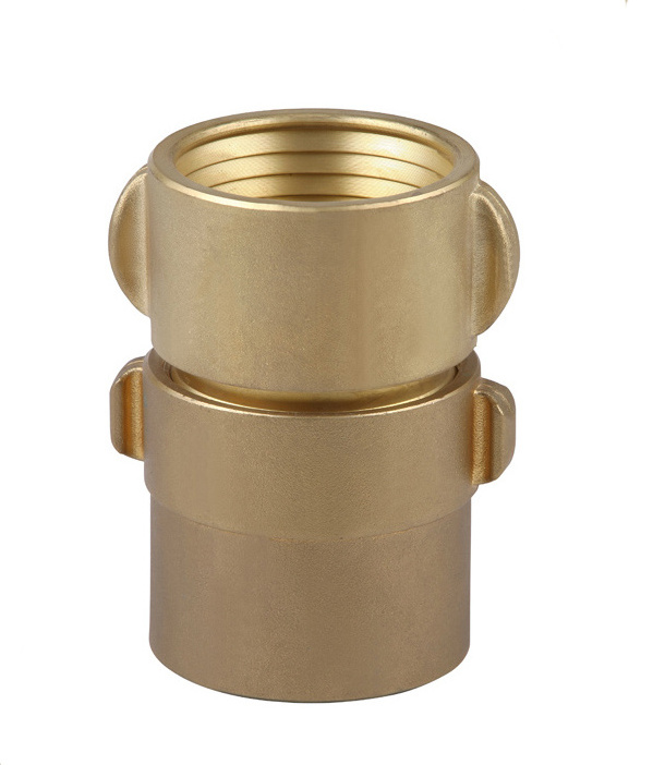 Good Price American Type 2.5 Inch Layflat Hydraulic Plain Brass Quick Water Connect Fire Hose Coupling