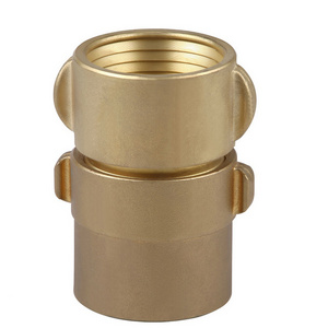 Good Price American Type 2.5 Inch Layflat Hydraulic Plain Brass Quick Water Connect Fire Hose Coupling