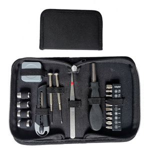 24pcs high quality Gift hand tool kit in zipper pouch, hand tool pouch