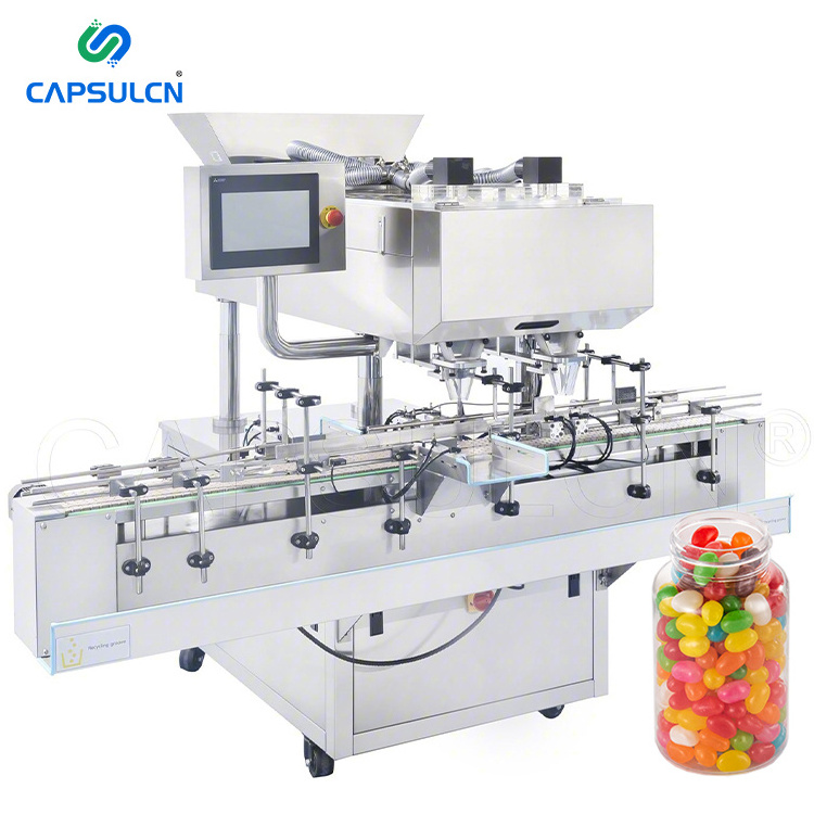 PBDS-12 Full Automatic Multi-Channel Electronic Capsule Pill Counter Tablet Counting Machine For Tablet Bottling