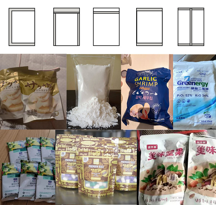 Fully Automatic Food Salt Sachet Packaging 1kg 5kg 10kg 15kg 20kg Large Bag Rice Grain Sugar Powder Flour Packing Machine