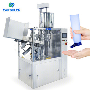 NF-60Z Fully Automatic Cosmetic Paste Cream Toothpaste Tube Filling Packaging Machine For Soft Plastic Tube