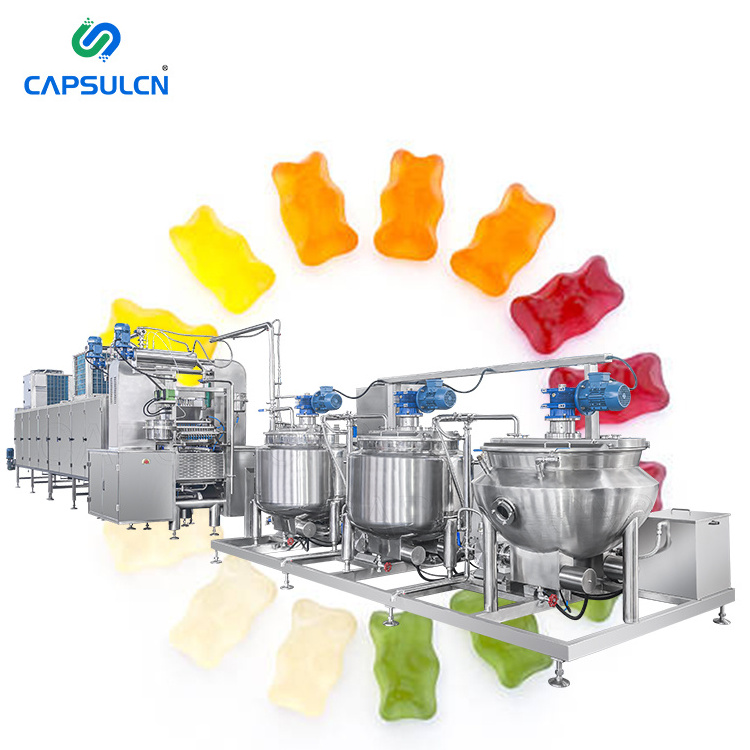 Full Automatic Small Scale Caramel Sweet Mint Soft Sugar Taffy Candy Milk Toffee Hard Candy Making Machine Production Line