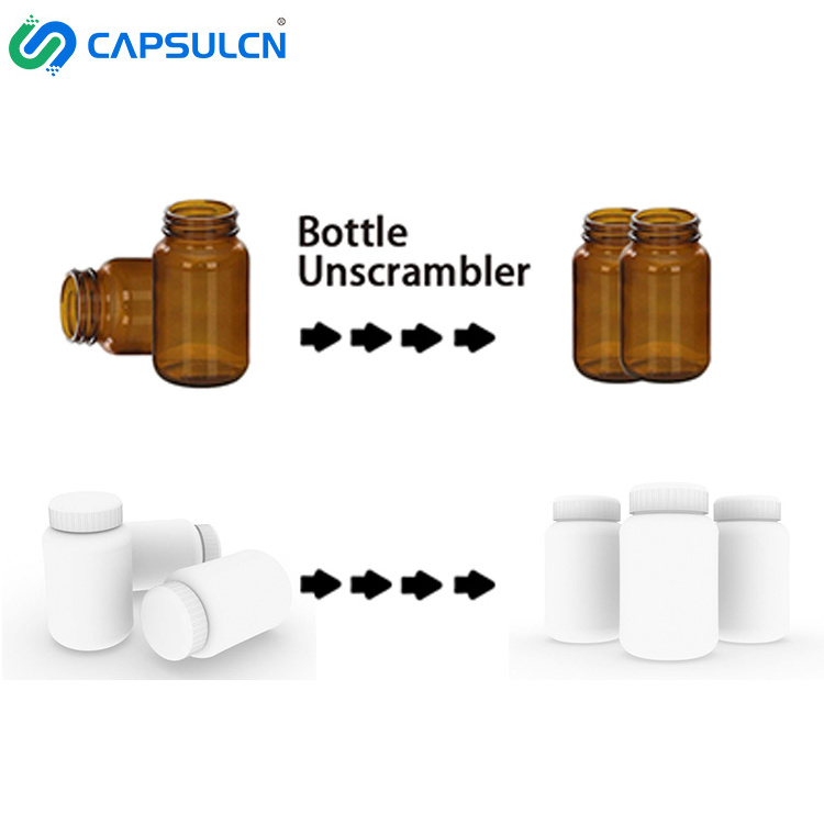 High Speed Auto Automatic Small Plastic PET PP LDPE HDPE Chemical Oral Liquid Bottle Unscrambler Manufacture