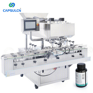 PBDS-12 High Precision Vibrating Automatic Multi Channel Capsule Counting Pill Soft Gel Candy Capsule Tablet Counter Machine