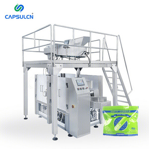 SF8-200C High Speed Fully Automatic Preformed Pouch Rotary Multi-Function Bag Solid Granular Packaging Machine