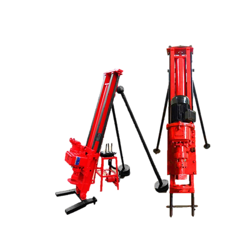 YQ120 Electric pneumatic DTH drilling rig Down the hole hammer drill machine blasthole drilling rig