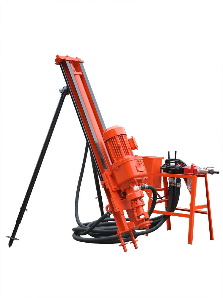 YQ120 Electric pneumatic DTH drilling rig Down the hole hammer drill machine blasthole drilling rig