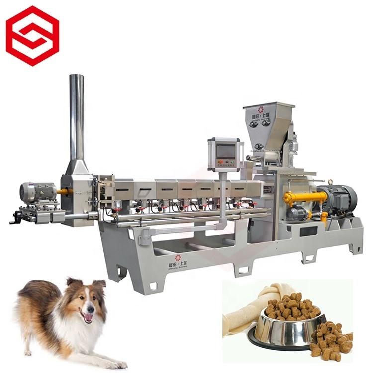 Inflated kibble small wet dog food machine extruder cat food machine pet food processing machine