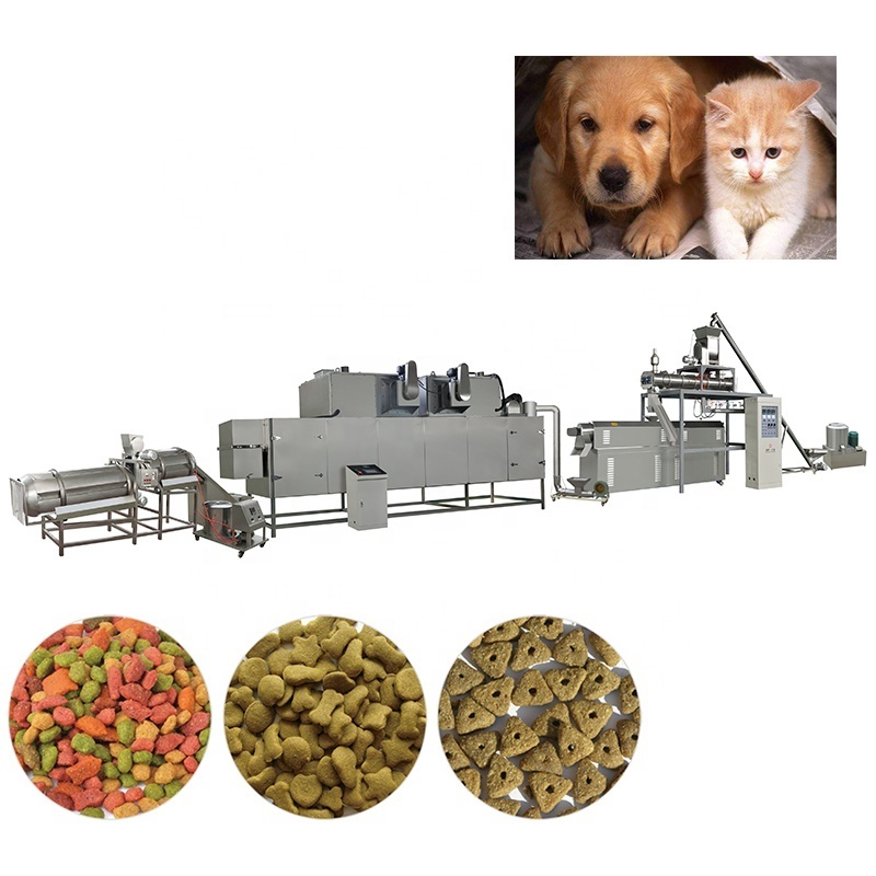 Large capacity cat food machine pet food making production line