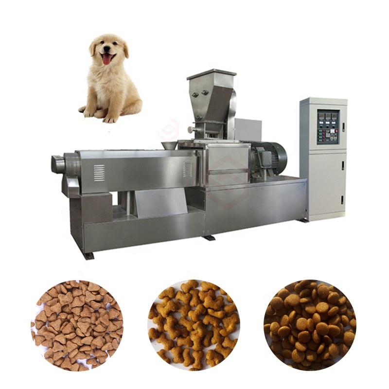 Inflated kibble small wet dog food machine extruder cat food machine pet food processing machine