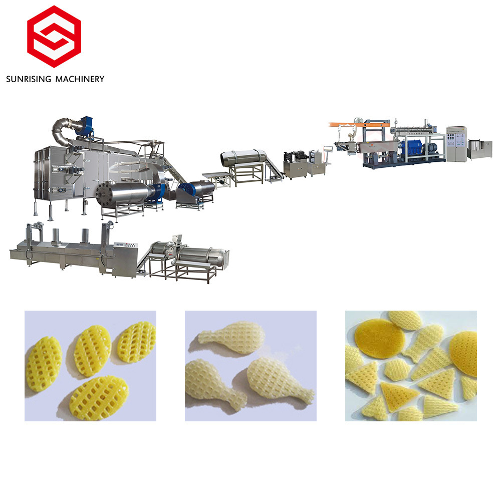 Fully automatic extruder Indian 2d 3d snack food pellet pani puri making machine