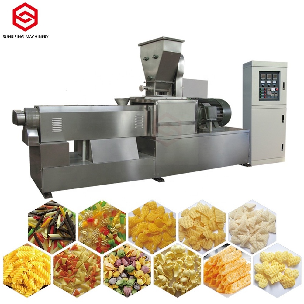 Automatic 3d pani puri golgappa fryums pellet production line maker pani puri making machine snacks