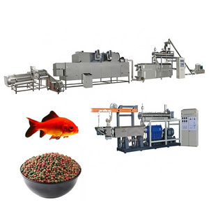 Fish flake food making machines production extruder process machine fish feed pie plant producing machine