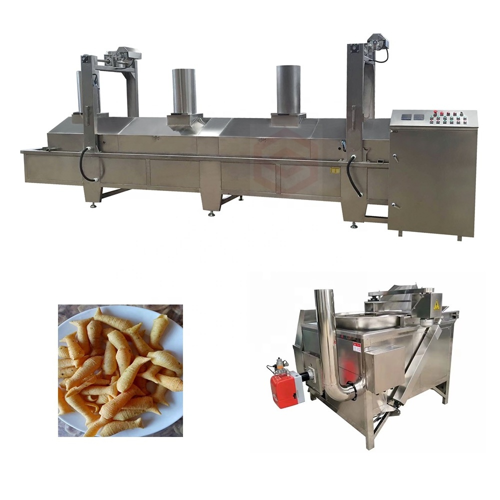 Automatic gas chips large batch industrial electric fryer