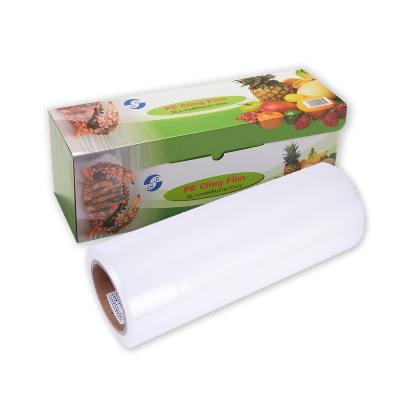 2023 Manufacturer Wholesale Personalized OEM Food Packaging Fresh Storage PE Plastic Wrap Cling Film