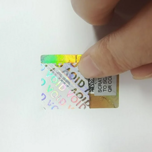 Custom Logo Hologram Sticker Security Scratch Off Stickers VOID Holographic Label with QR Code