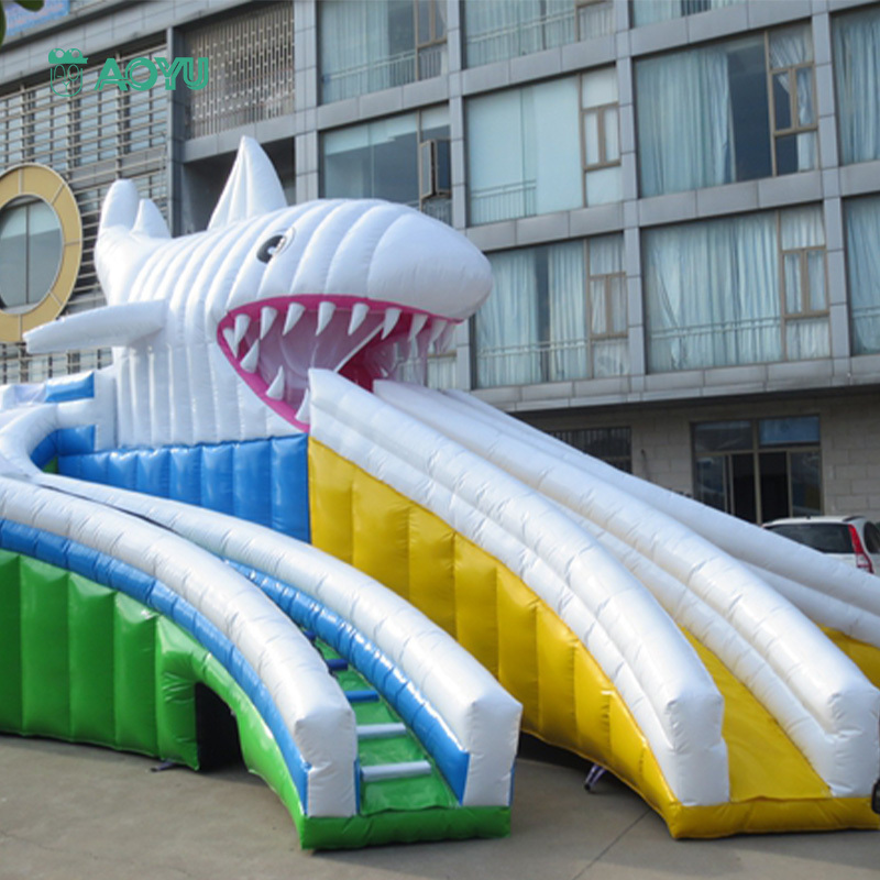 Commercial popular water slides inflatable water slide water park with pool nip slip on a waterslide