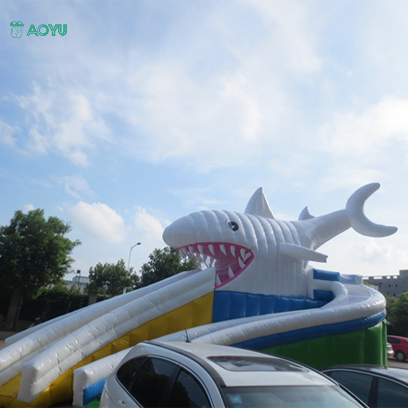 Commercial popular water slides inflatable water slide water park with pool nip slip on a waterslide