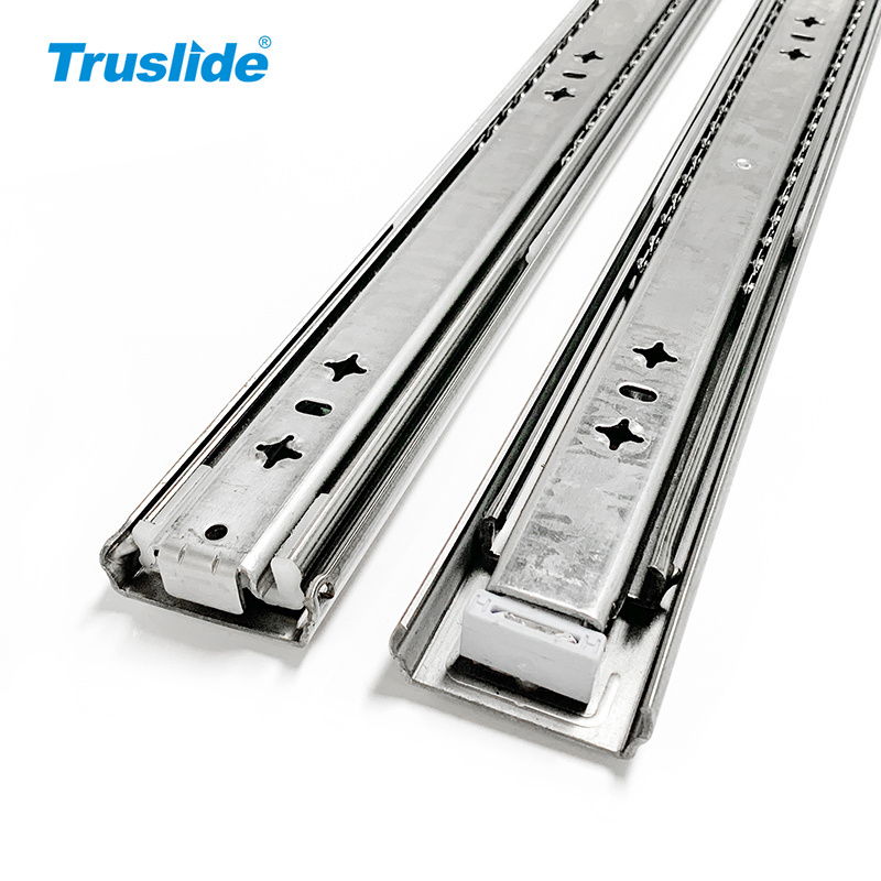 TH2053SS 115 kg load rating drawer slide rail 53mm heavy duty drawer two way 1500mm long drawer slide