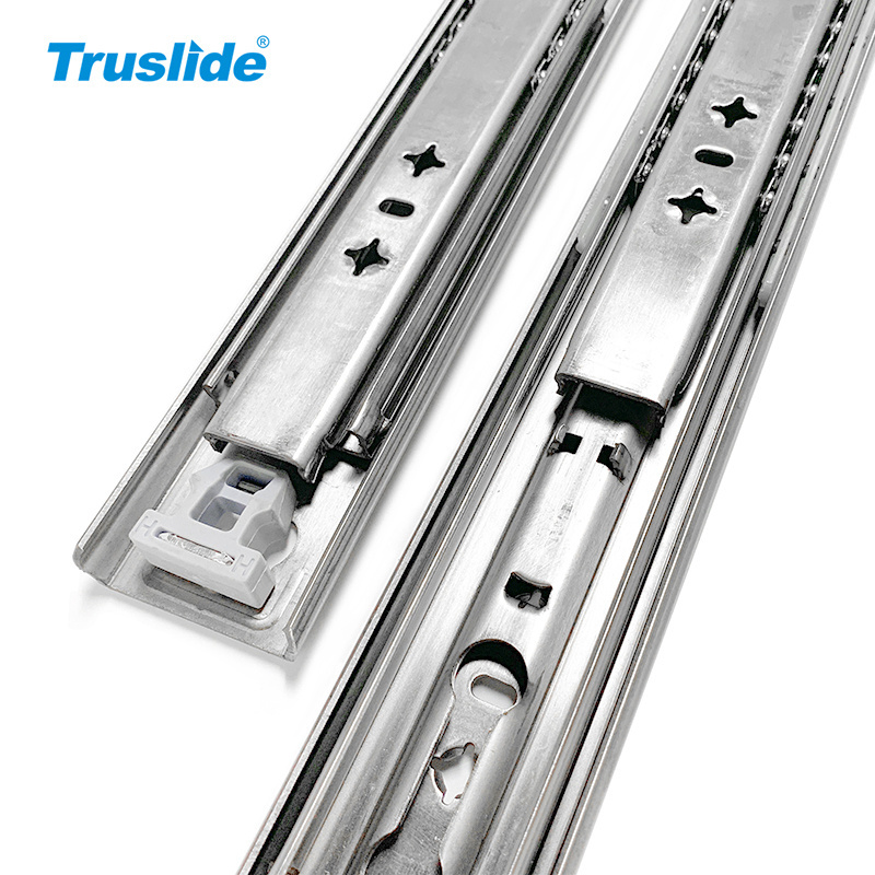 TH2053SS 115 kg load rating drawer slide rail 53mm heavy duty drawer two way 1500mm long drawer slide