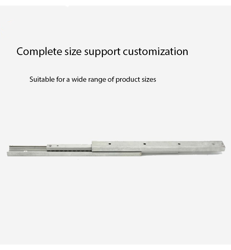 Industrial guide rail 44 thick linear slide rail custom rollon replaces DBN43 wide ball bearing slide heavy duty slide