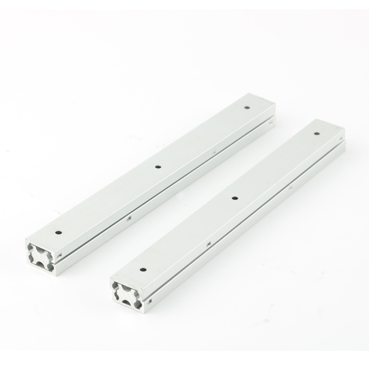 Aluminum Alloy 20mm Width Drawer Slides Rails Use in Small Drawer and Equipments Telescopic Drawer Slide Rail