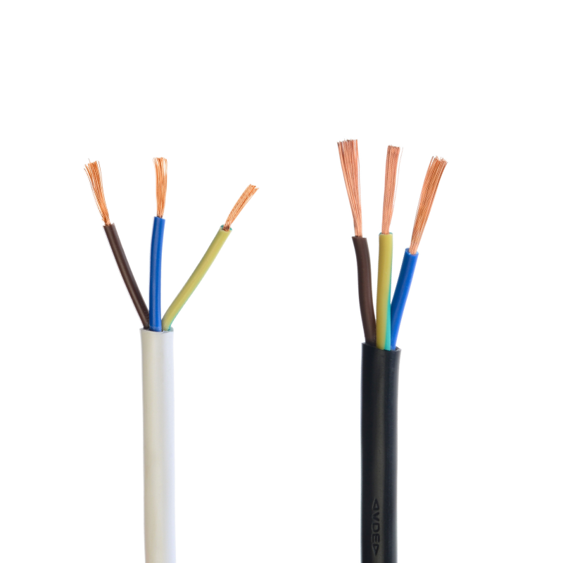 h05vv - f 3x1. 5 mm2 3x4mm2 PVC insulated sheathed flexible electrical wire multi core rvv power cable for Electrical appliances