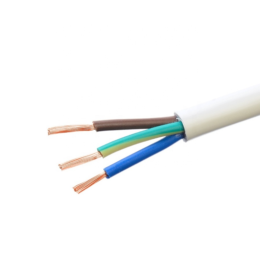 China Price VDE Approval H05VV-F 300/500V Flexible 3 Core Wire Copper Conductor Home Appliance Electrical Power Cable