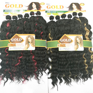 Premium synthetic weave original brand FREEDOM 18" 20" 22" 200gr 6 in ONE bohemian hair weave