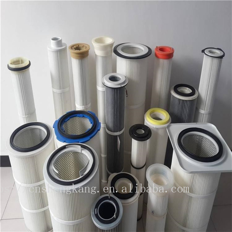 Industrial De-duster Polyester Smoke Filter Cartridge