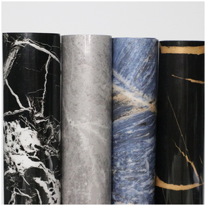 Modern Decoration PET Marble Peel and Stick Home Interior  Self-adhesive Wallpaper