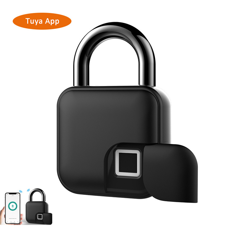 Keyless IP65 Waterproof BT Wireless Digital Warehouse Door Lock WiFi Tuya Smart Fingerprint Padlock