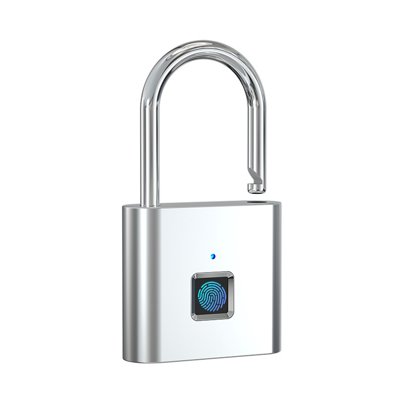 Wholesale Cheap Made In China Fingerprint Locker Lock Smart Thumbprint Padlock Smart Waterproof Padlock