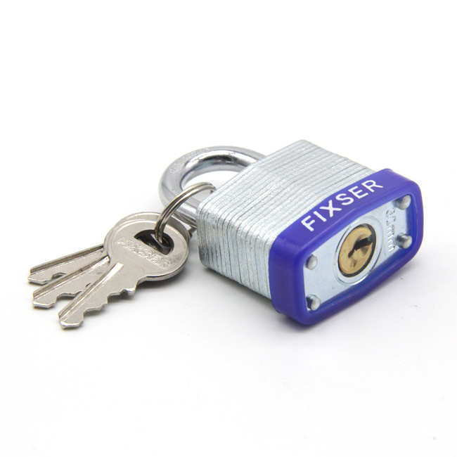 Wholesale 30/40mm Locks Solid Heavy Duty Hardened Chrome Plated Key Alike  Master Key Laminated Steel Padlock