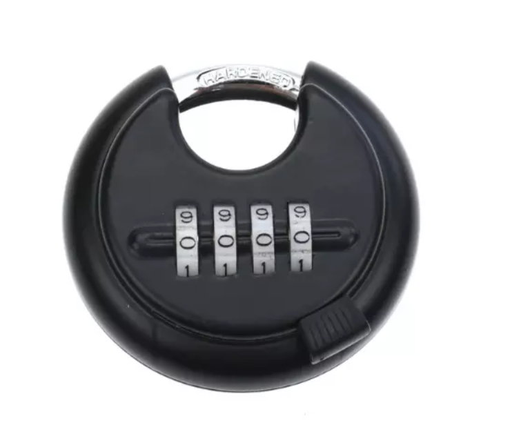 Factory direct sale Stainless Steel Rust Door Warehouse Outdoor Round Disc Padlock Combination Combo Lock