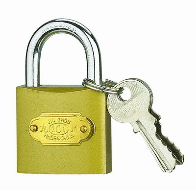 High quality security Pull Imitate Brass Padlock 38MM