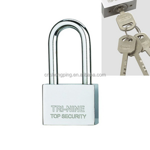 Long shackle vane type square blade iron padlock 2015 New Product Hot Sale