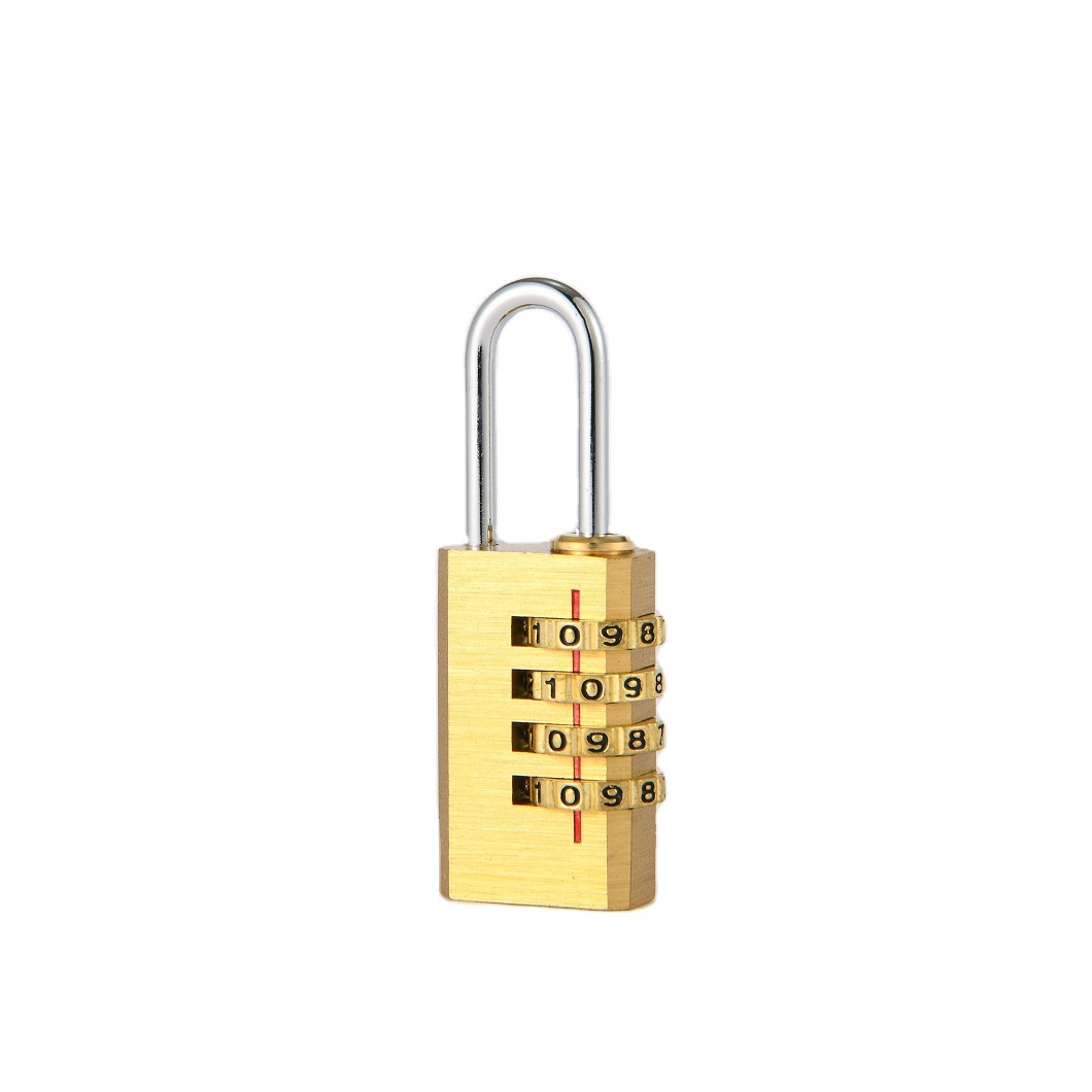 21mm High quality Brass Anti-theft Combination Padlocks With 4 Dials