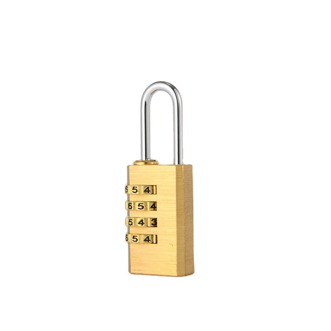 21mm High quality Brass Anti-theft Combination Padlocks With 4 Dials