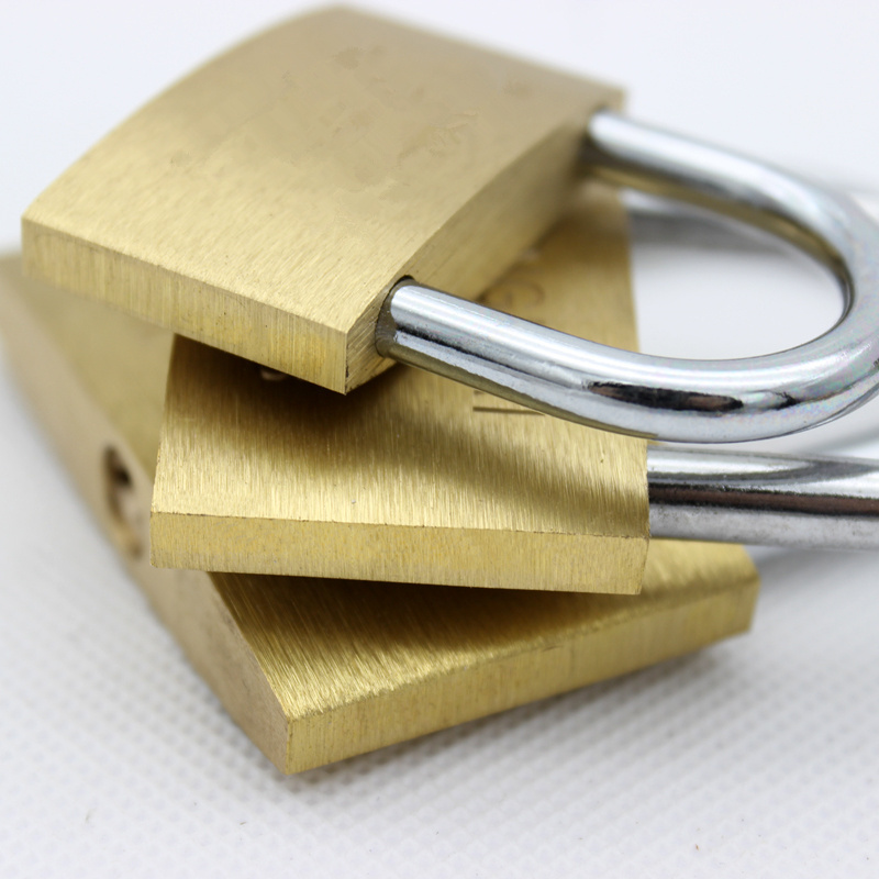 Brass Padlock 20mm/25mm/30mm/40mm/50mm/60mm keyed alike/keyed different with 3 keys