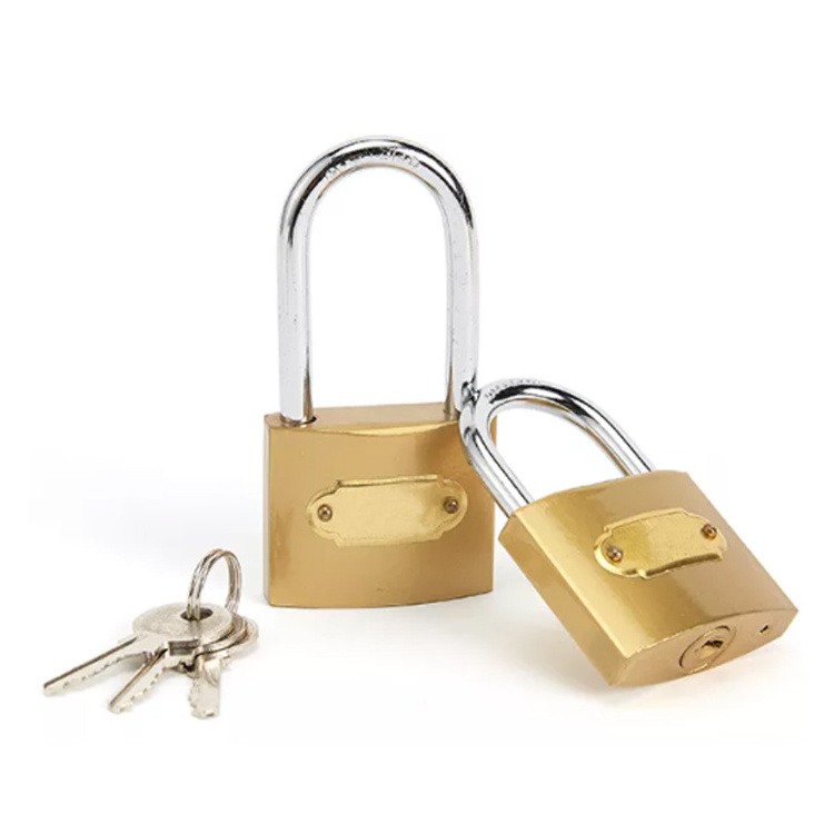 Yiwu Padlocks And Keys In Bulk Double Waterproof Ring Iron Lock Safety Padlock Iron Locker Key 30mm Padlock