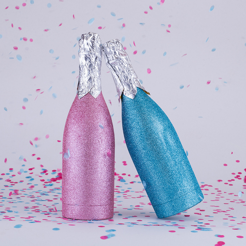 Confetti Cannon Atmosphere props Wedding Confetti Poppers champagne confetti popper for Graduation Gender Reveal