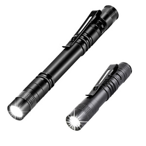 Hot Selling Mini Portable LED Light Aluminum Pen Flashlight With Clip Portable Night Flashlight Outdoor Adventure Necessity