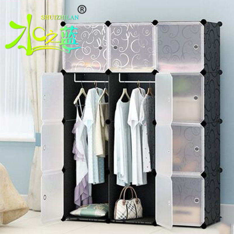 2023 New Simple Assembly Clothes Cabinet Portable DIY Design For Student Wardrobe Bedroom Clothes Storage Cabinet