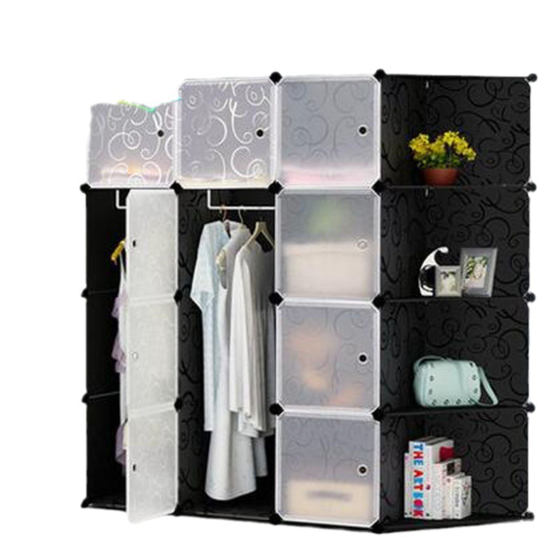 2023 New Simple Assembly Clothes Cabinet Portable DIY Design For Student Wardrobe Bedroom Clothes Storage Cabinet