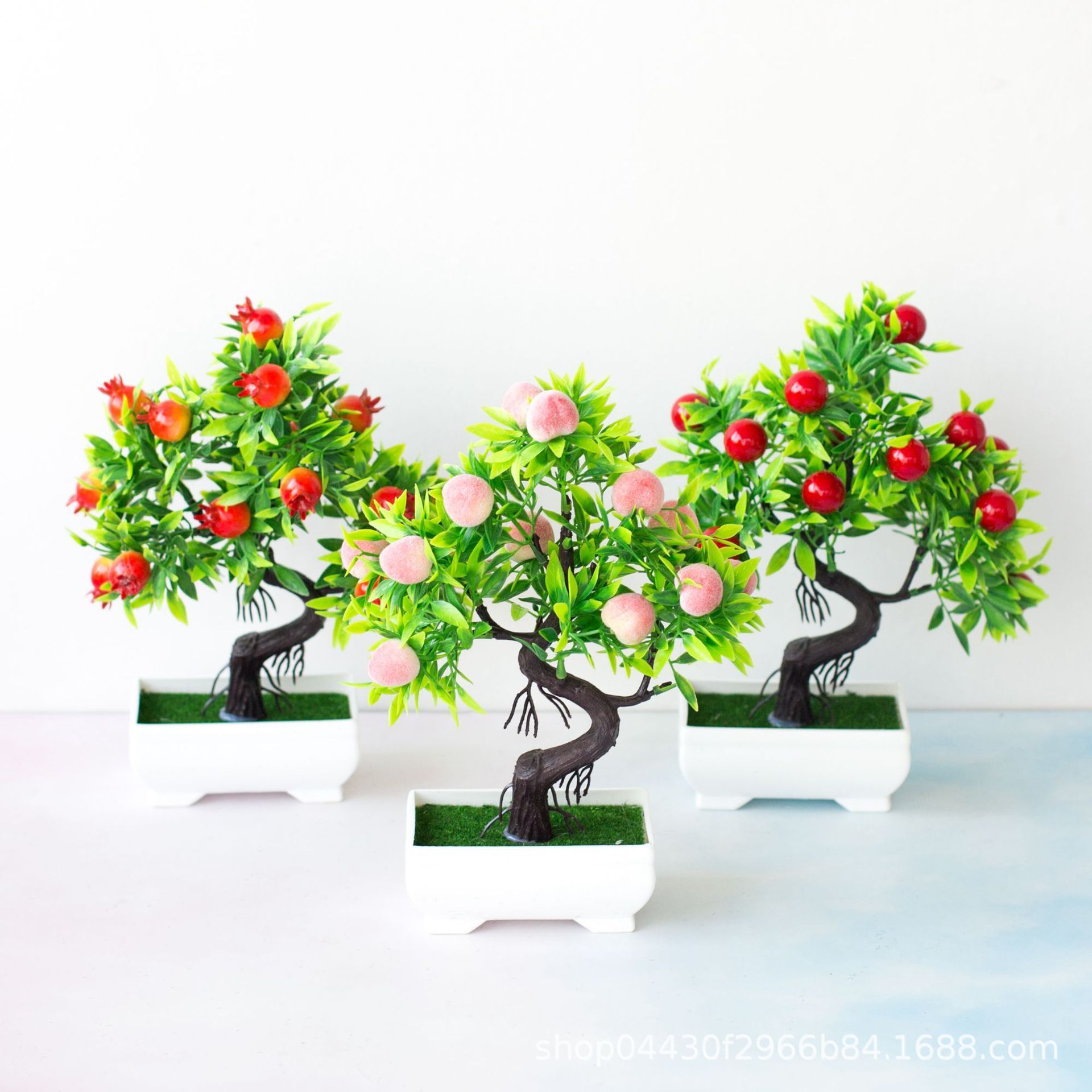 Home decoration simulation flowerpot Simulation green plant wholesale simulation plant ornaments bonsai fruit pot